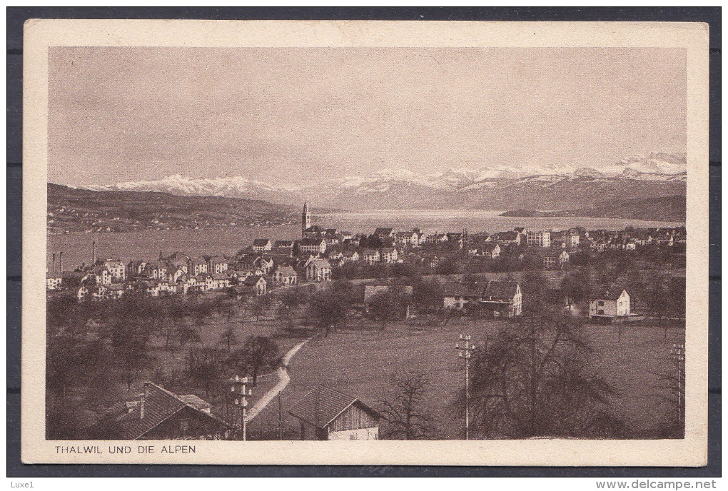 SWITZERLAND  , THALWIL  ,  OLD  POSTCARD - Thalwil