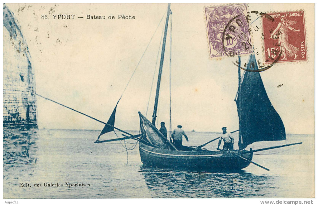 Dép 76 - Bateaux - Yport - Bateau De Pêche - état - Yport