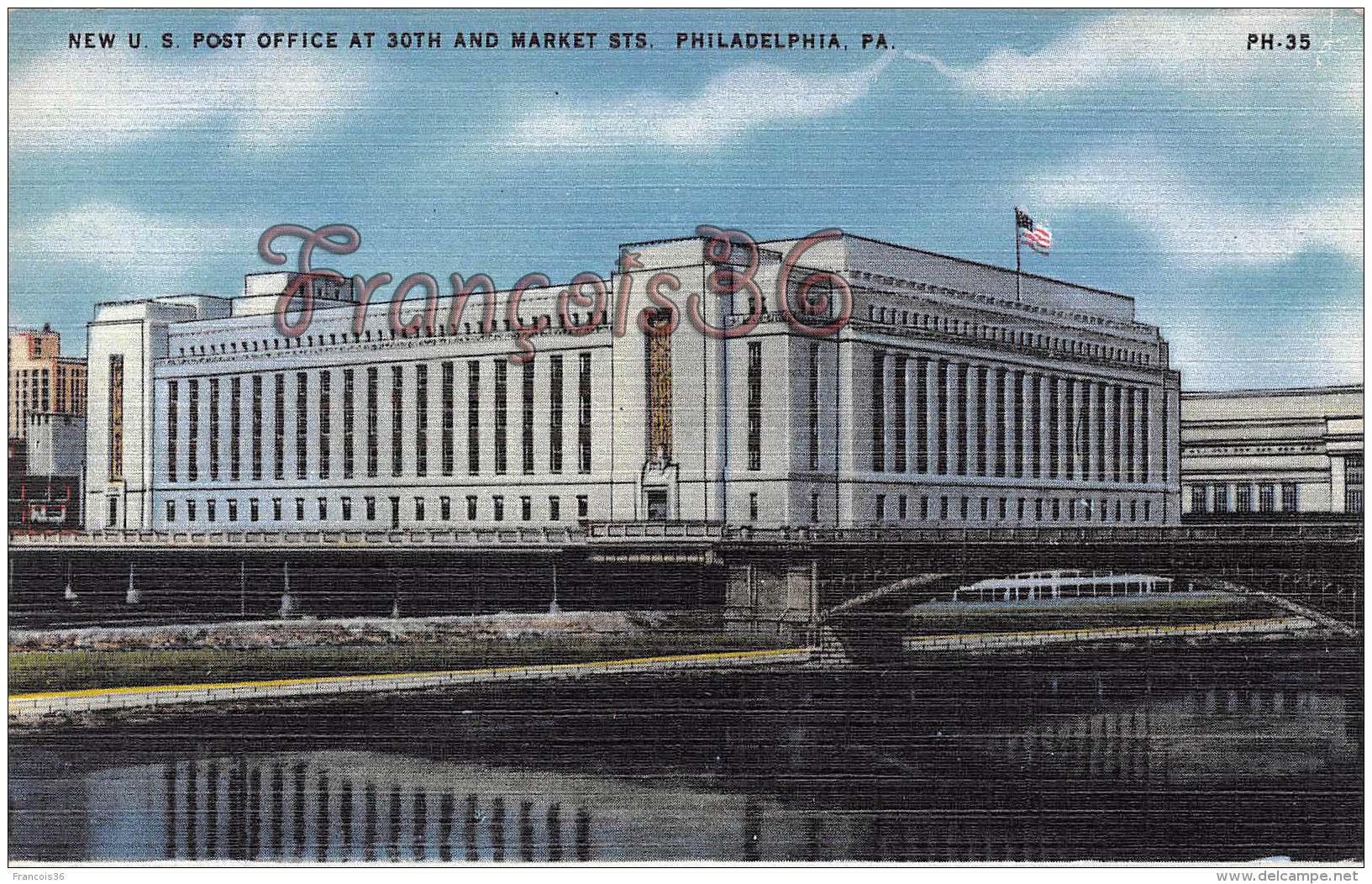 Pennsylvania - New U.S Post Office At 30th And Market STS - Philadelphia - 2 SCANS - Philadelphia