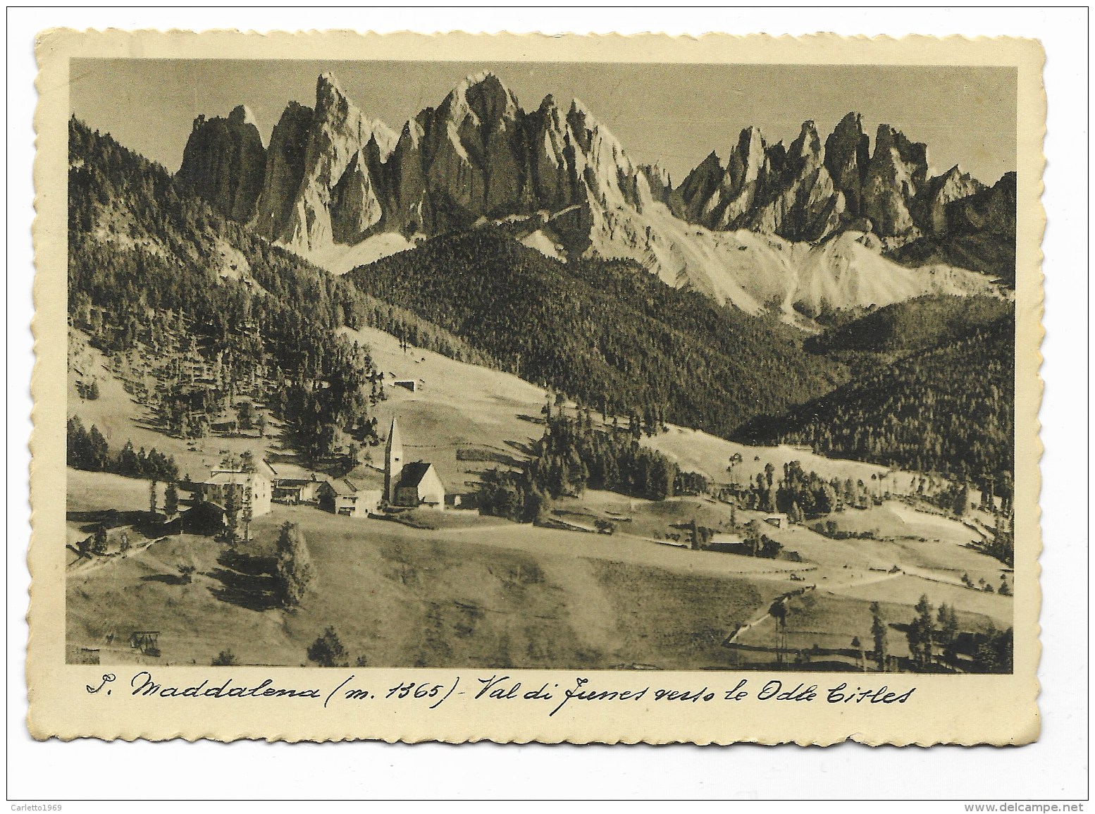 S.MADDALENA VAL DI FUNES 1936  VIAGGIATA FG - Bolzano (Bozen)