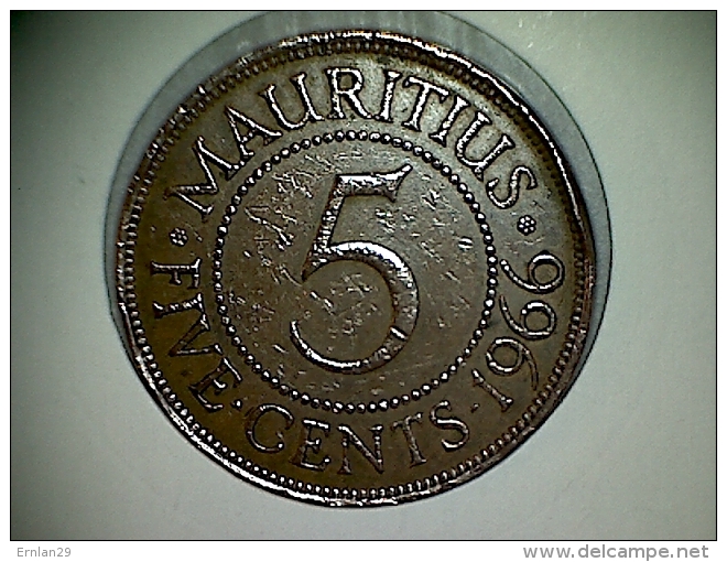 Mauritius 5 Cents 1966 - Maurice