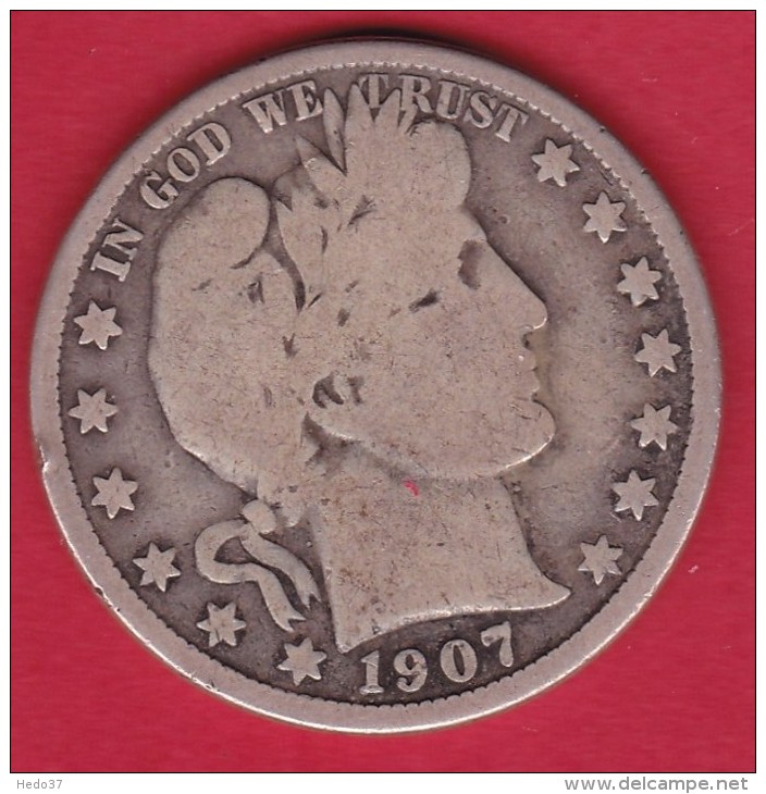 Etats Unis Half Dollar 1907 O - TB - 1892-1915: Barber