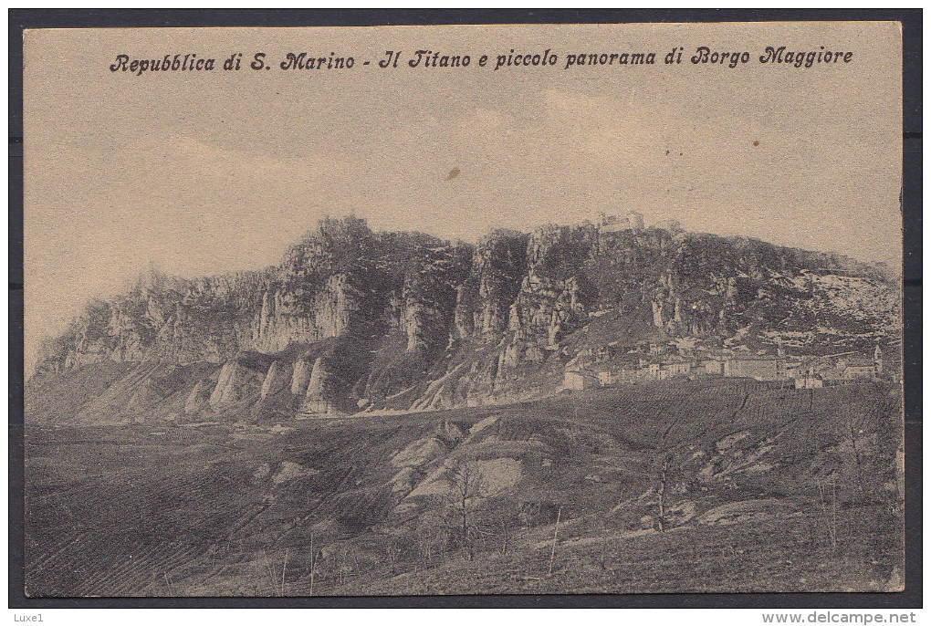 SAN MARINO , OLD POSTCARD - Saint-Marin