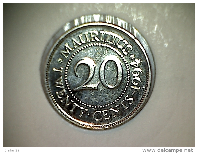 Mauritius 20 Cents 1994 - Mauricio