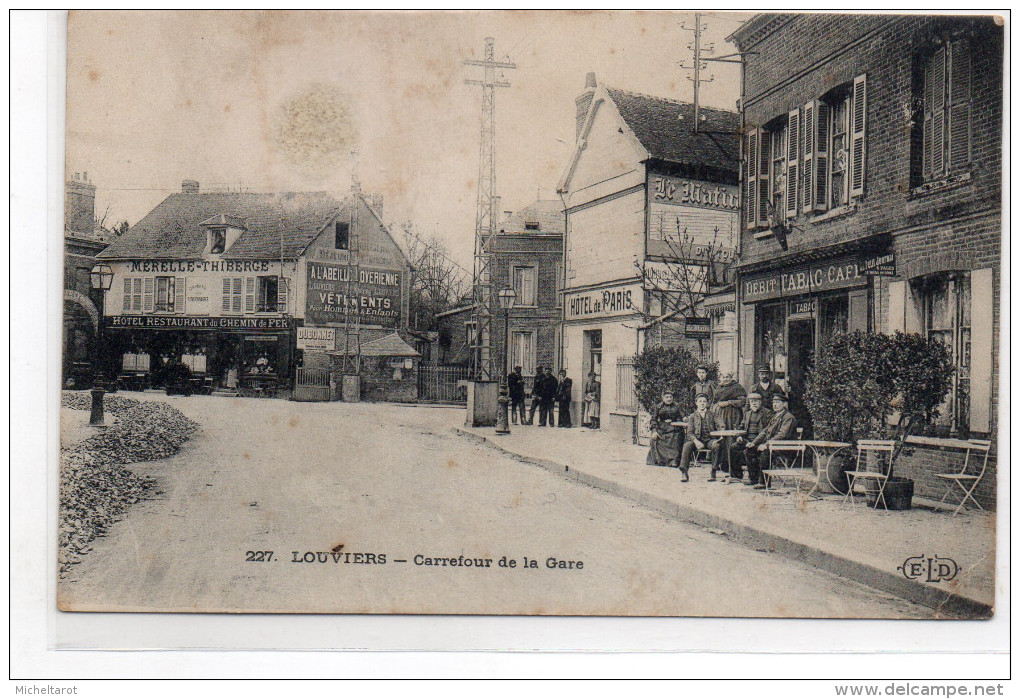 Eure : Louviers : Carrefour De La Gare - Louviers