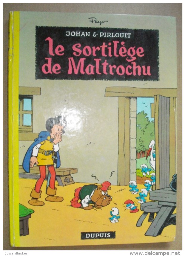 JOHAN Et PIRLOUIT 13 : Le Sortilège De Maltrochu //Peyo - EO Dupuis 1970 - Assez Bon état - Johan Et Pirlouit