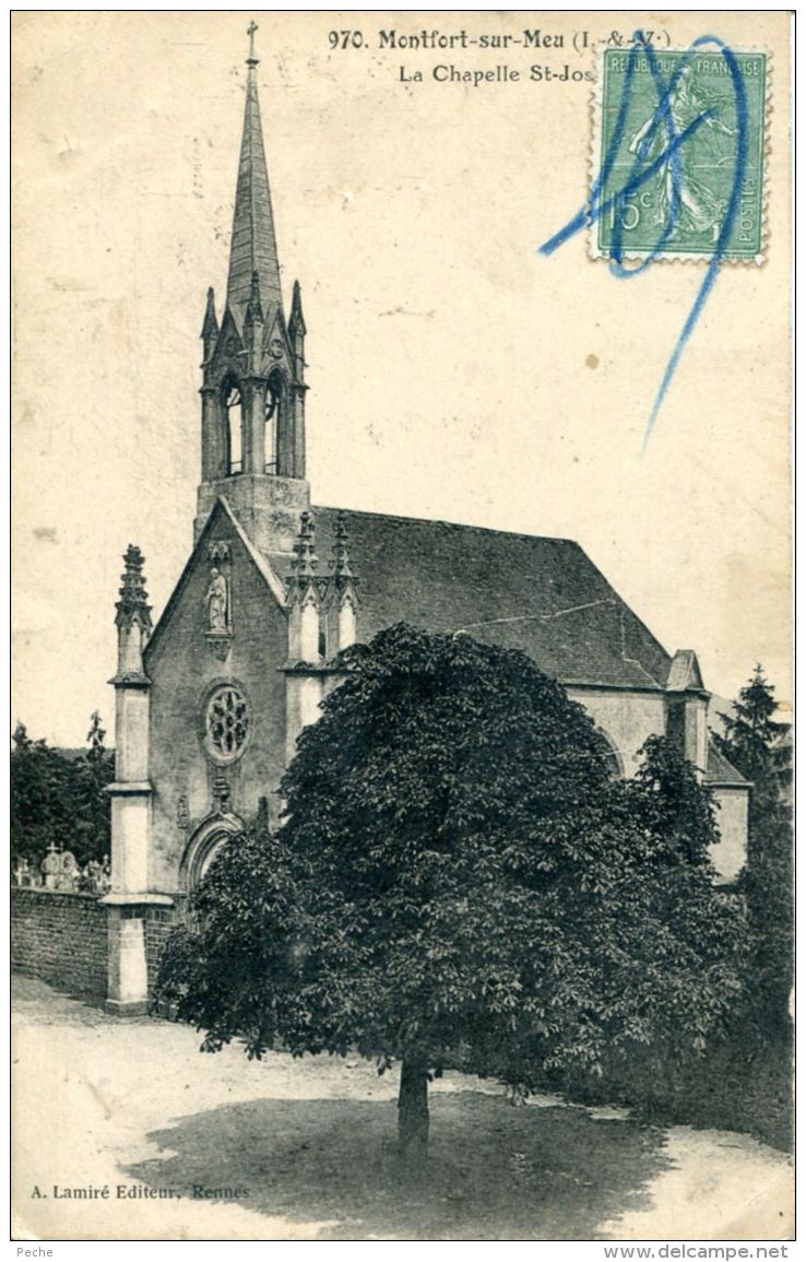 N°49716 -cpa Mont Fort Sur Meu -la Chapelle St Joseph- - Autres & Non Classés