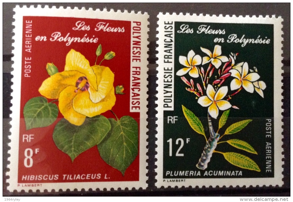 French Polynesia 1977 Mh* # PA 150/151 - Ungebraucht