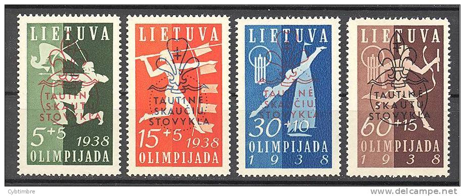 Lituanie: Yvert 365A/D**; MNH; Bloc De 4 Bord De Feuille; Voir Scan - Lituanie