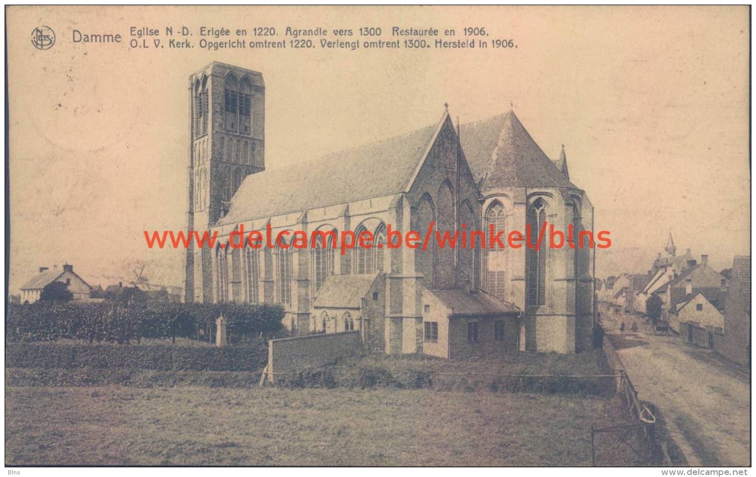 1936 Kerk Damme - Damme