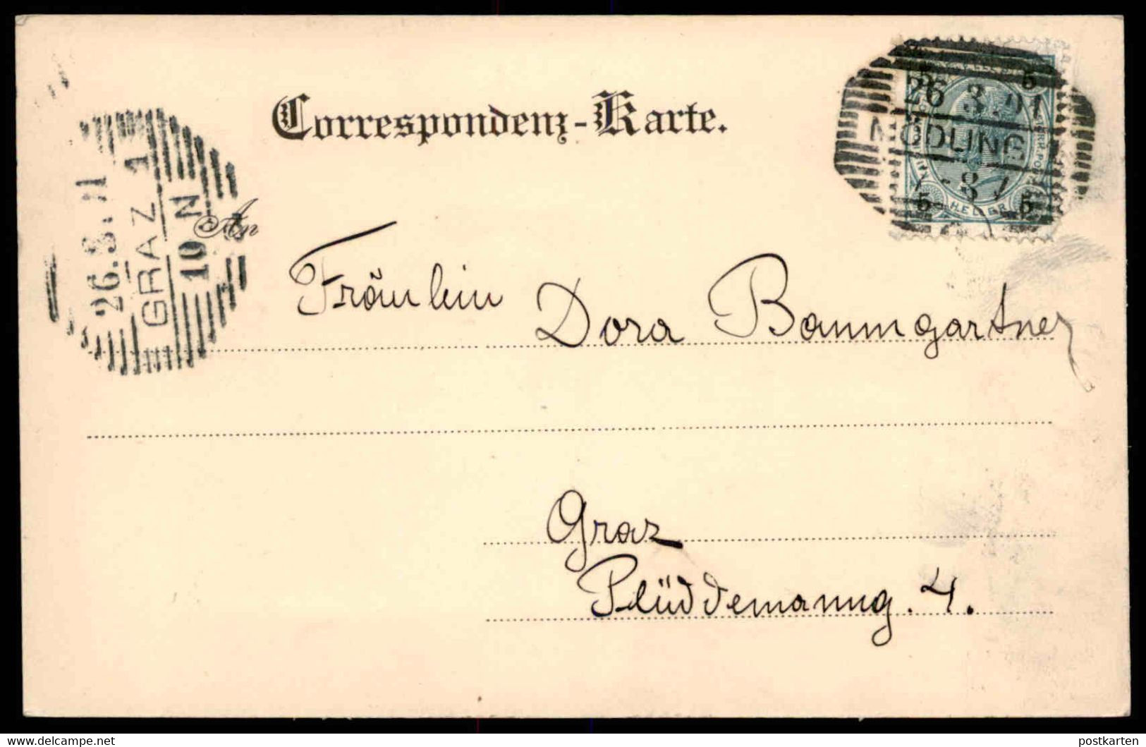 ALTE POSTKARTE BURG LICHTENSTEIN LIECHTENSTEIN BEI MÖDLING MARIA ENZERSDORF 1901 NIEDERÖSTERREICH Ansichtskarte Postcard - Maria Enzersdorf