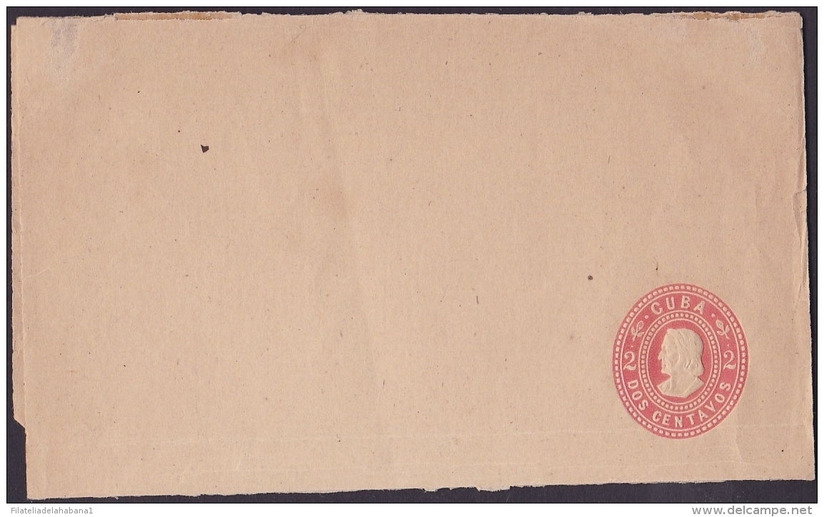 1899-EP-141 CUBA US OCCUPATION. 1899. POSTAL STATIONERY. Ed.68. 2c. NEWSPAPER. UNUSED. CORTES DE DOBLEZ. - Briefe U. Dokumente