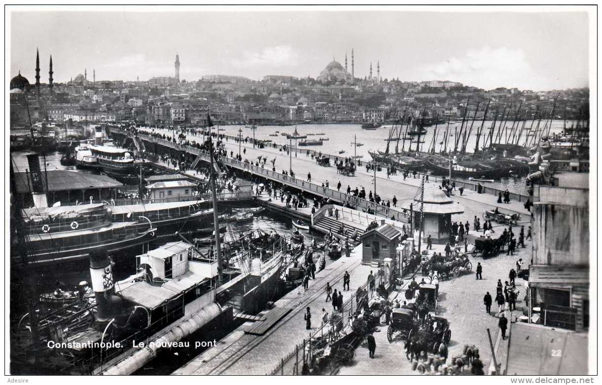 CONSTANTINOPEL - Le Nouveau Pont, Fotokarte 1935? - Turkey