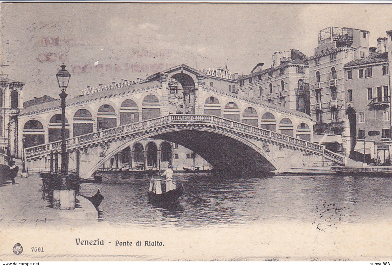 Venezia - Ponte Di Rialto (Edit Brunner & Co, 1908) - Venezia (Venice)