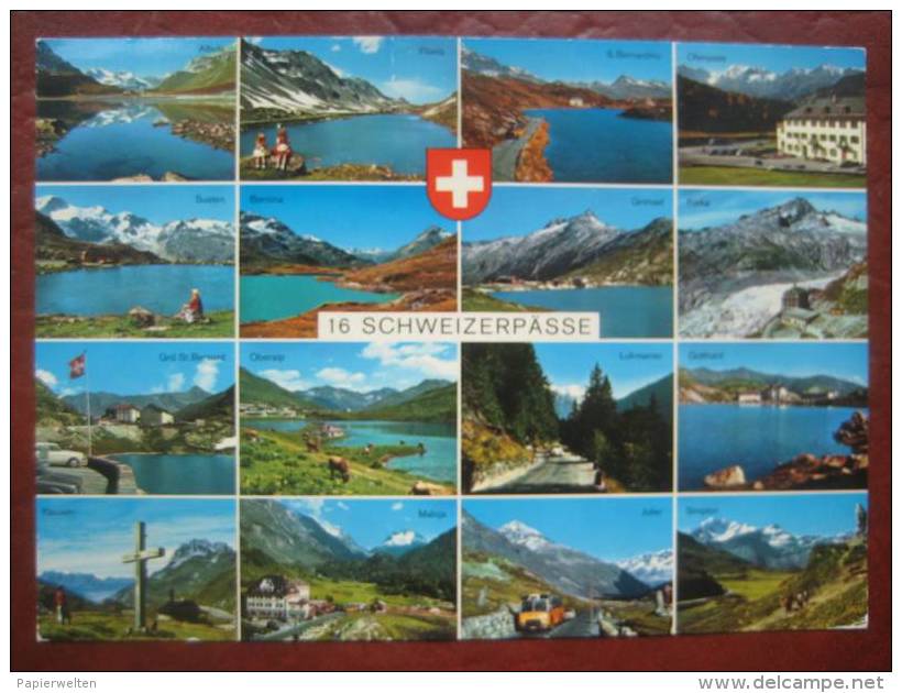 Schweiz - Mehrbildkarte: "16 Schweizerpässe" - Autres & Non Classés