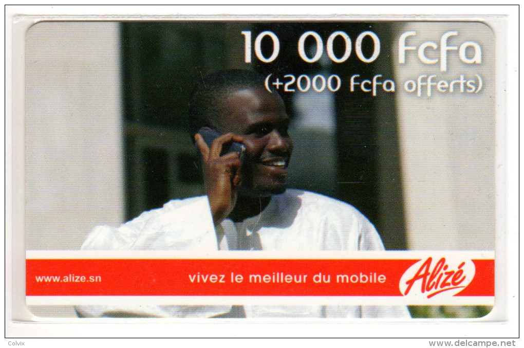 SENEGAL RECHARGE ALIZE 10 000 FCFA - Sénégal