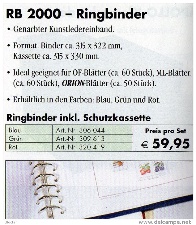 Album Für KABE Vordruck-Texte Neutral 36€ Farbe Braun Als Ringbinder Für Komplett-Album Bewährte Ausführung Made Germany - Vordruckblätter