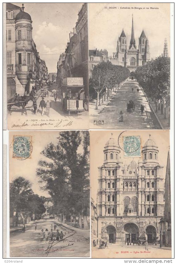 Dep 21 - Dijon  - Lot de 38 cartes   : Achat immédiat