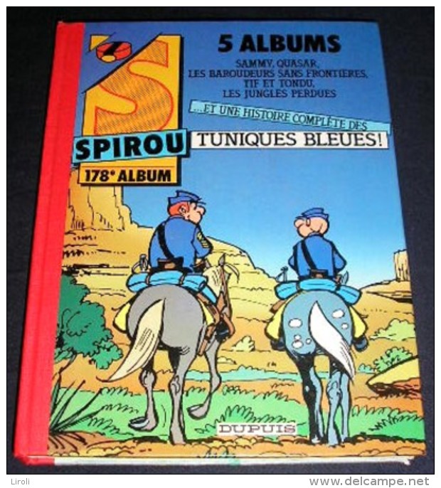 SPIROU. ALBUM : 178. (du  2445 à  2454). Cover : TUNIQUES BLEUES - Spirou Magazine