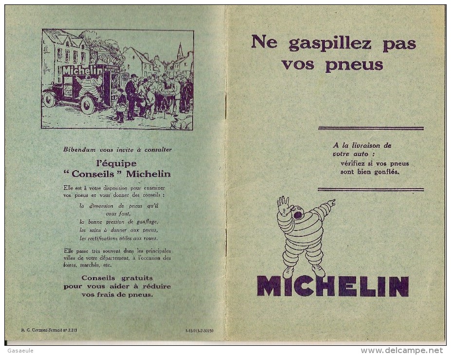 MICHELIN BIBENDUM : L´ EQUIPE "CONSEILS"  MICHELIN - Publicités