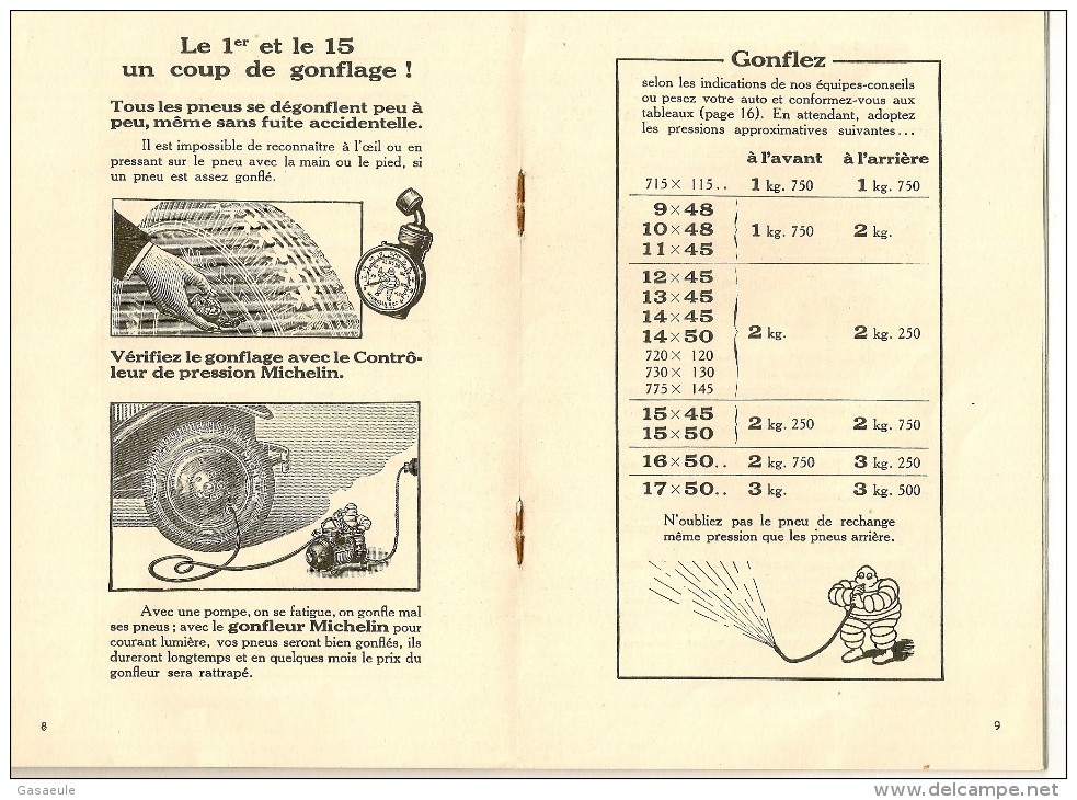 MICHELIN BIBENDUM : L´ EQUIPE "CONSEILS"  MICHELIN - Publicités