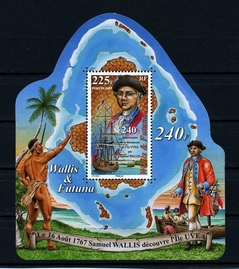 WALLIS FUTUNA 2007 Bloc N° 22 ** Neuf = MNH Superbe Ile Uvéa Samuel Wallis Bateaux Boats - Hojas Y Bloques