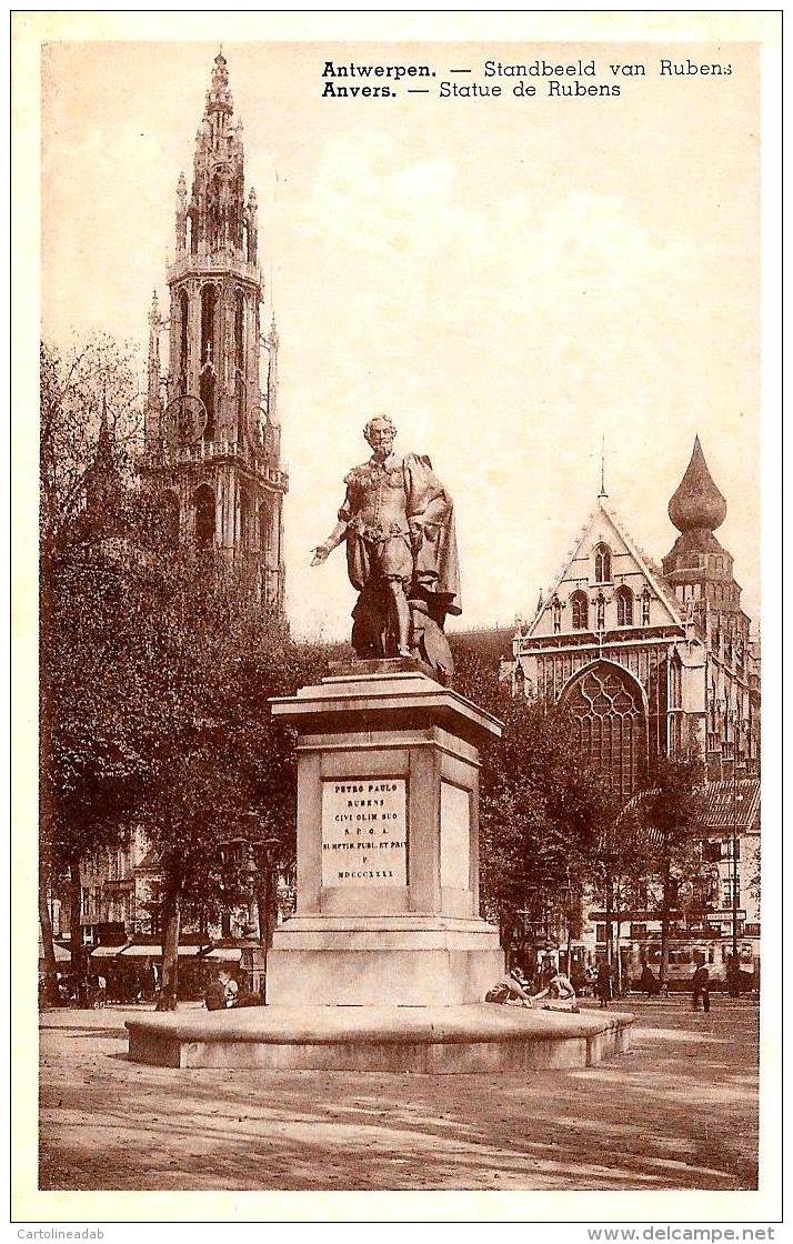 [DC2788] CPA - BELGIO - ANVERS - STATUE DE RUBENS - Non Viaggiata - Old Postcard - Antwerpen