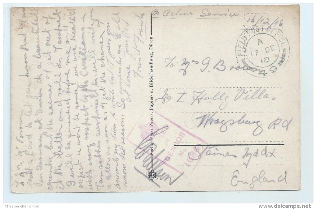 F.P.O. 49 On PC Of Maubach - Postmark Collection