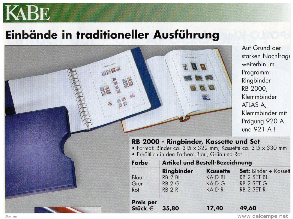 Album Farbe Braun Für KABE Vordruck-Texte Neutral 36€ Als Ringbinder Für Komplett-Album Bewährte Ausführung Made Germany - Binders Only