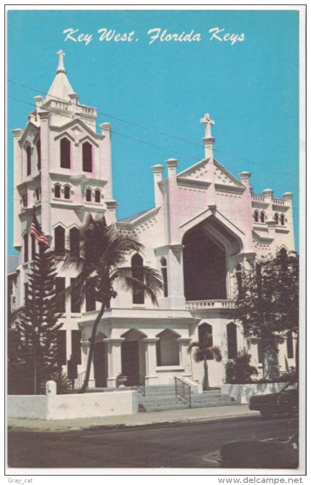 One Of The Many Beautiful Old Churches In The Florida Keys, Unused Postcard [17351] - Key West & The Keys