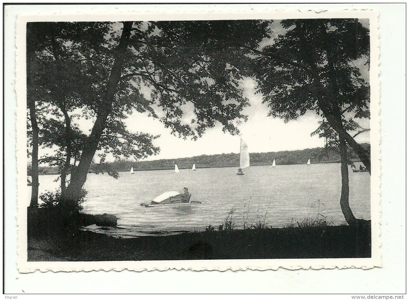 Virelles Le Lac Vu De La Promenade - Chimay