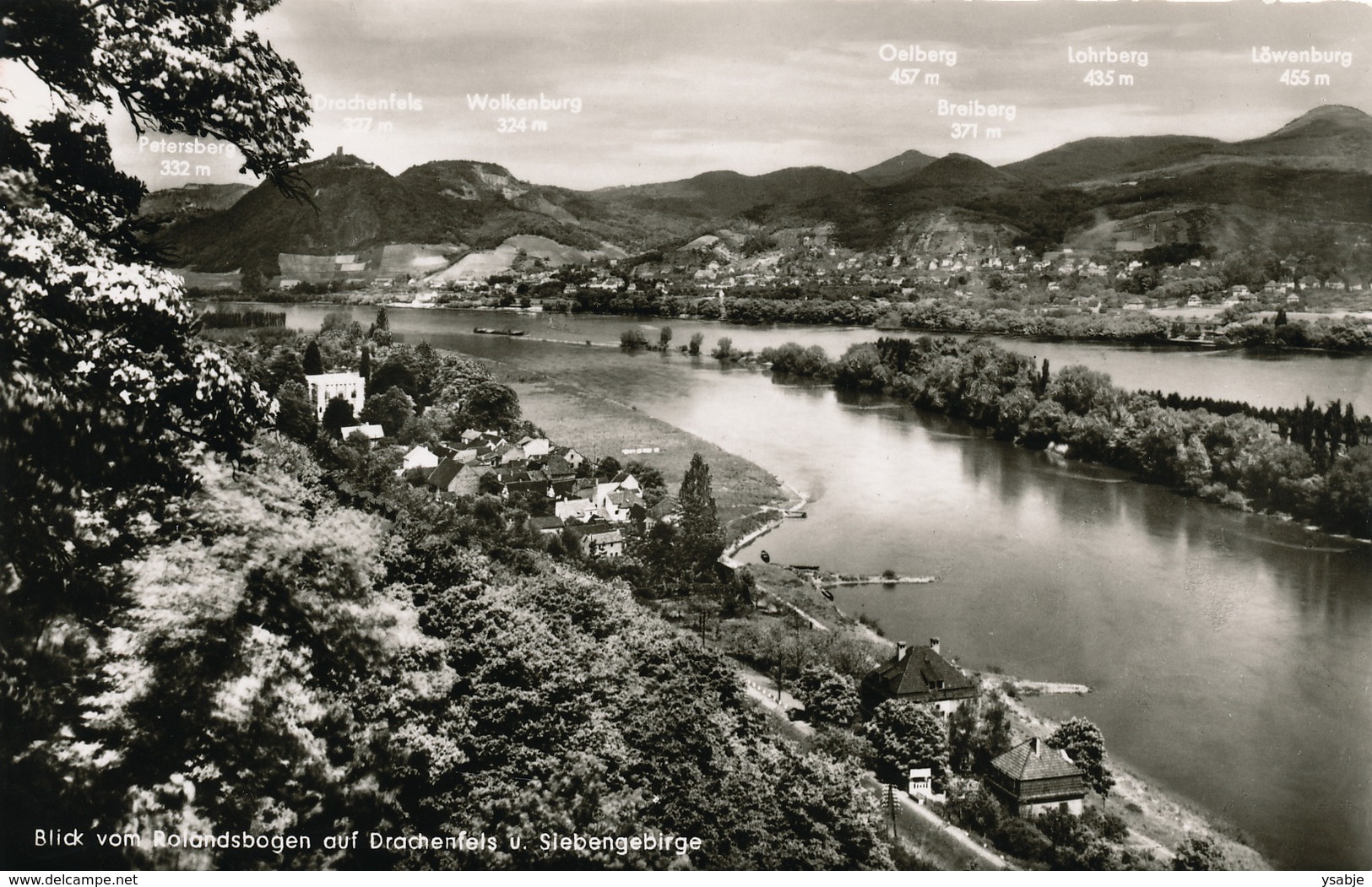 Drachenfels: Blick Von Rolandsbogen - Drachenfels