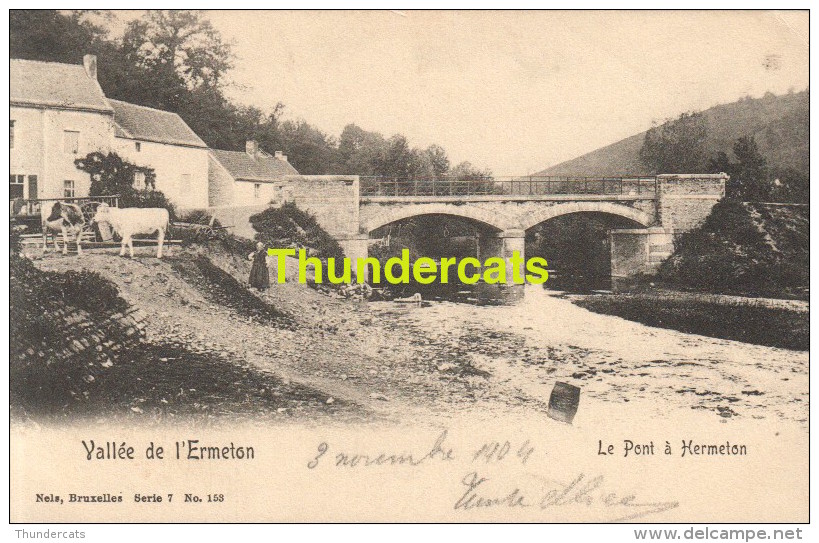 CPA VALLEE DE L'ERMETON LE PONT A HERMETON - Mettet