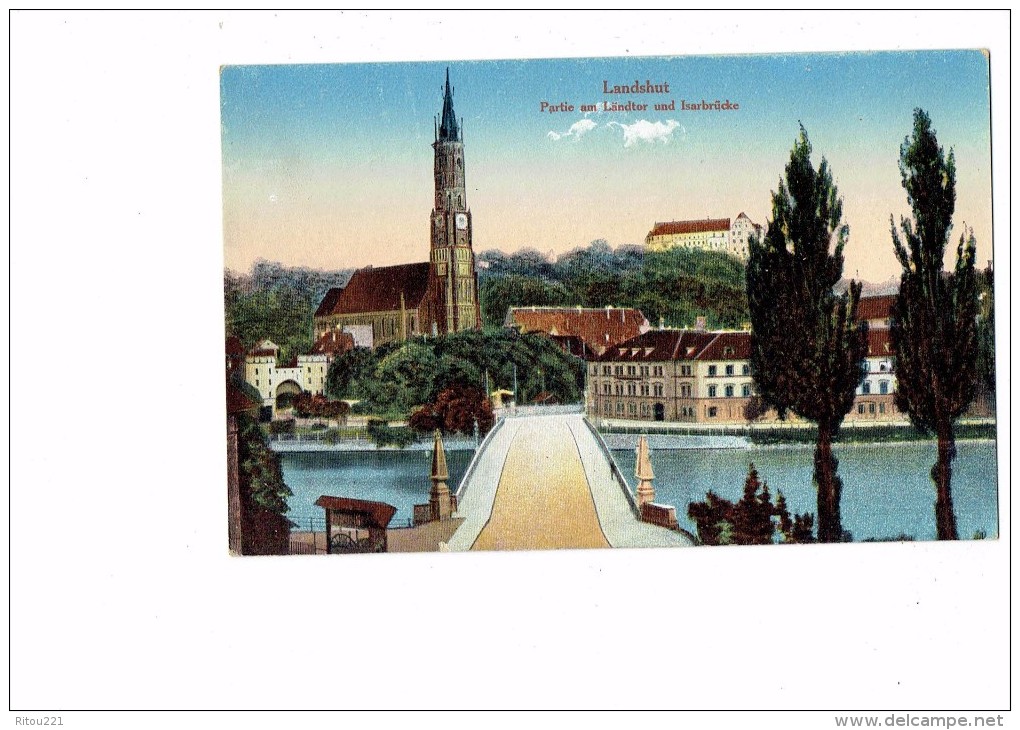 Allemagne -  Landshut - Partie Am Ländtor Und Isarbrücke - Nr 3 - 94996 - Landshut