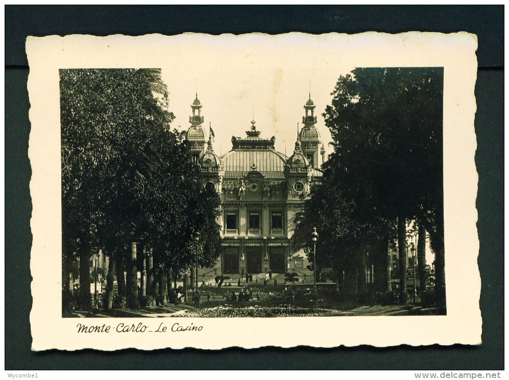 MONACO  -  The Casino Used Postcard As Scans - Casino
