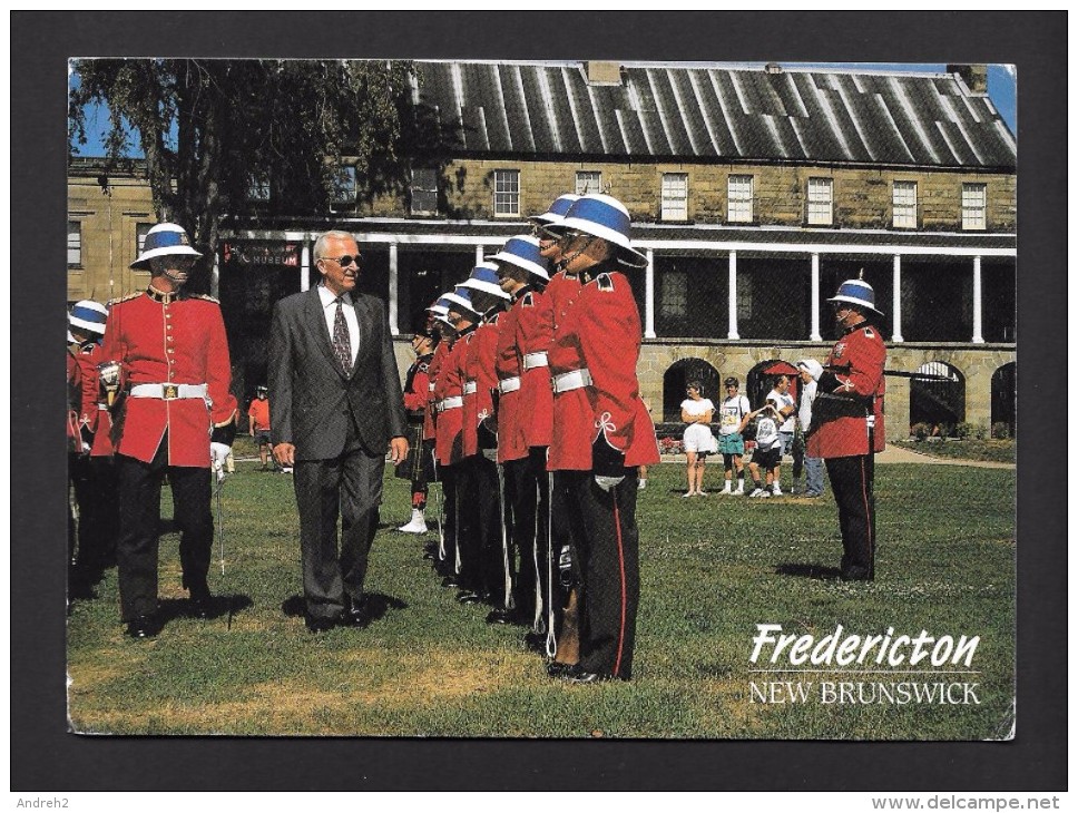 FREDERICTON - NEW BRUNSWICK - INSPECTION OF THE GUARD  OFFICER SQUARE FREDERICTON  18x13cm - 7x5in - PHOTO KEITH MINCHIN - Fredericton