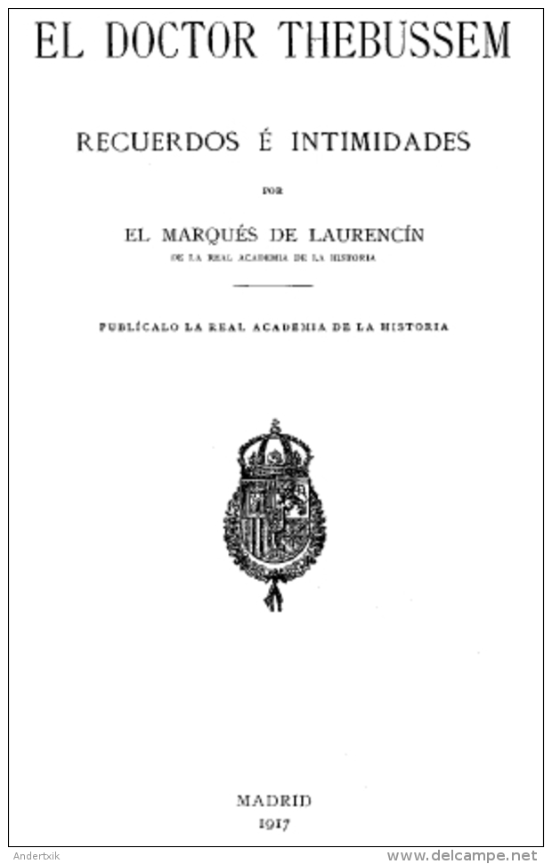 EBook: "Recuerdos E Intimidades" Del Dr. Thebussem - Otros & Sin Clasificación