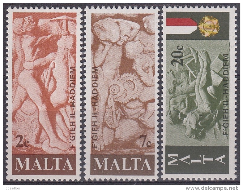 Malta 1977 Nº 551/53 Nuevo - Malta