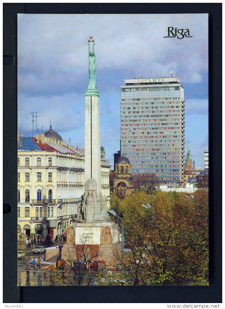 LATVIA  -  Riga  Monument To Liberty  Unused Postcard - Lettonia