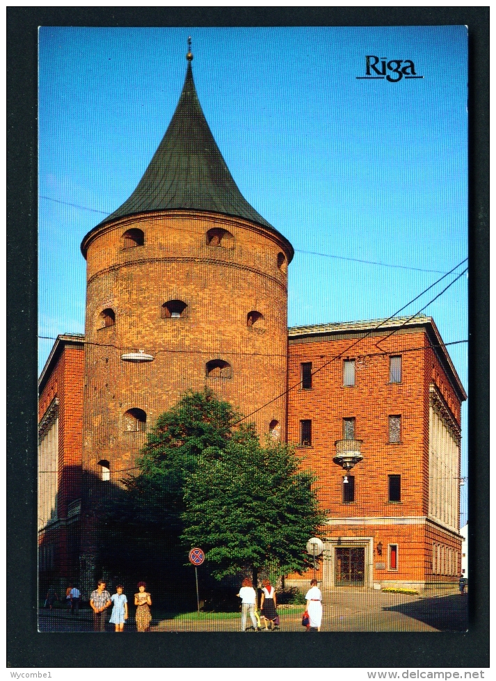 LATVIA  -  Riga  The Powder Tower  Unused Postcard - Latvia