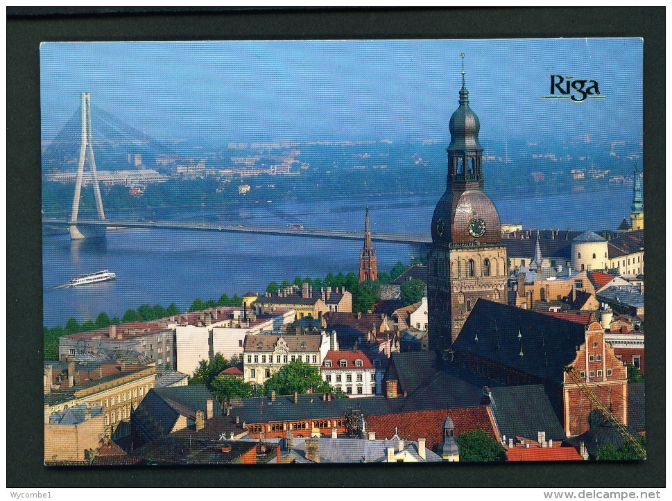 LATVIA  -  Riga  Panorama  Unused Postcard - Latvia