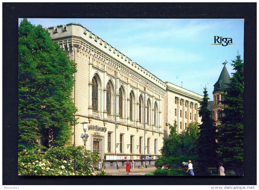 LATVIA  -  Riga  Philharmonic Concert Hall  Unused Postcard - Latvia