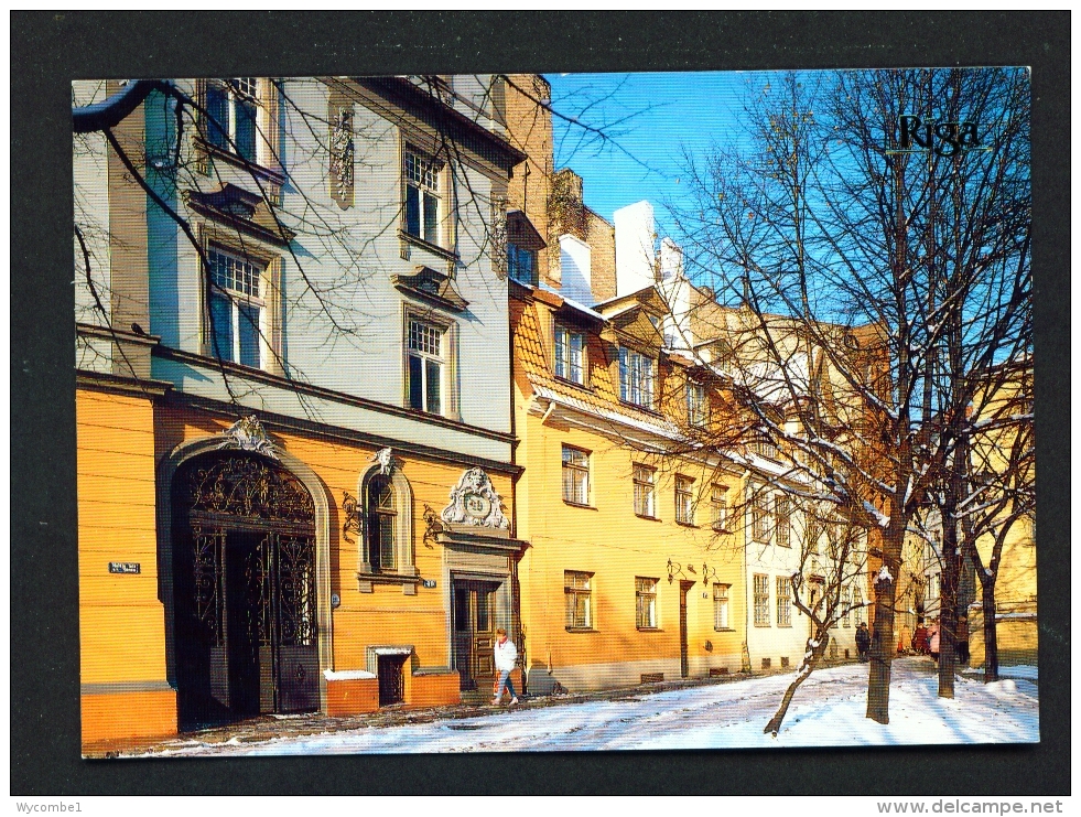 LATVIA  -  Riga  Kaleju Street  Unused Postcard - Latvia