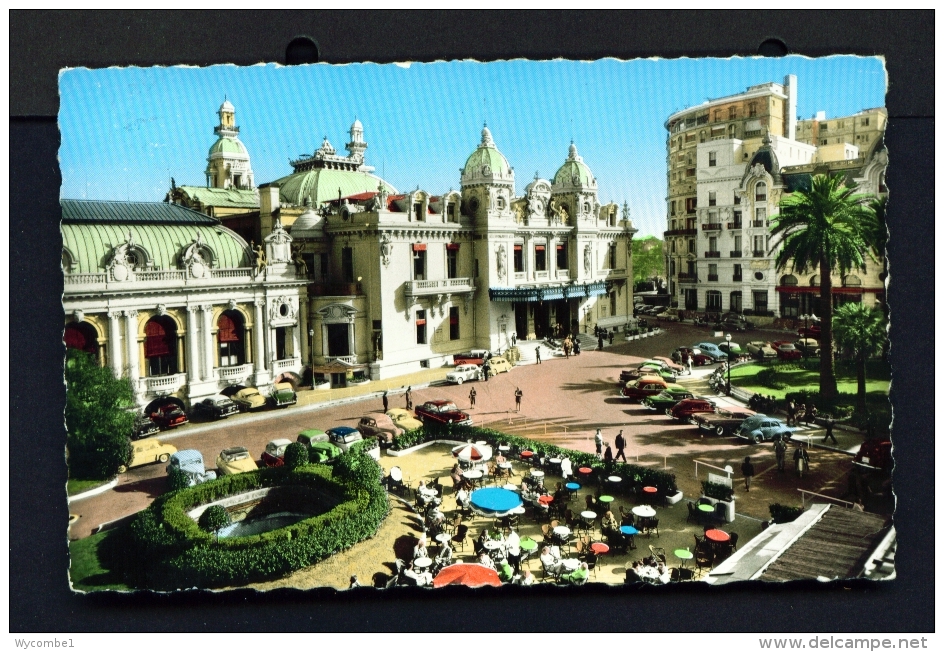 MONACO  -  Monte Carlo  Hotel De Paris And Casino  Used Postcard As Scans - Hôtels