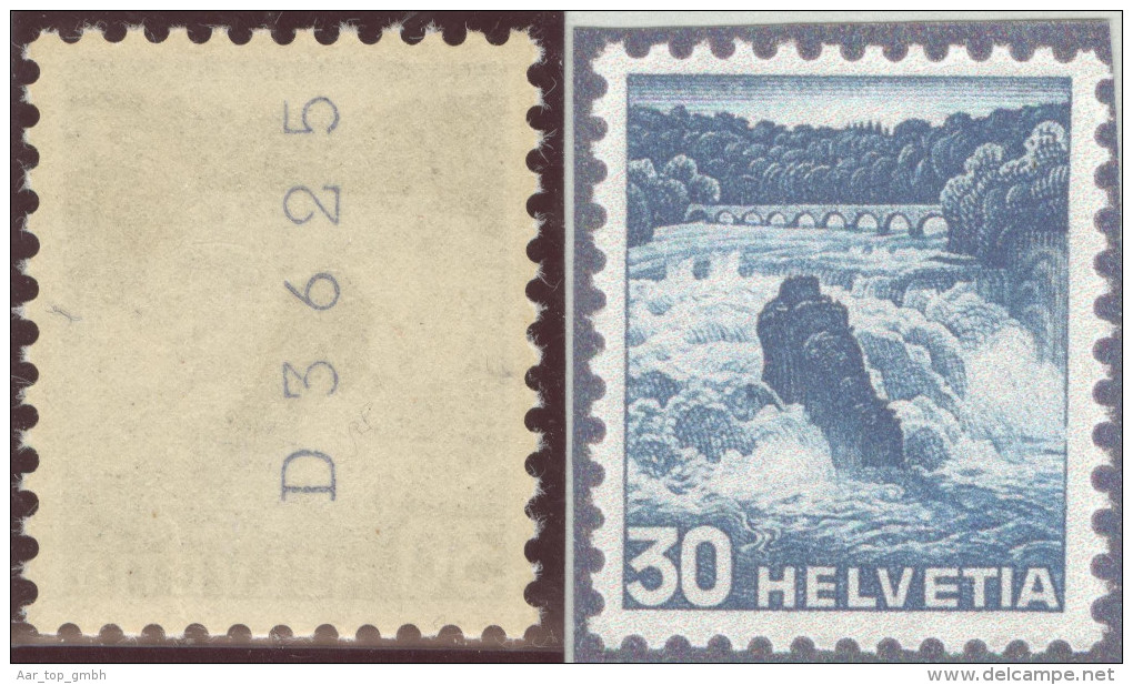 Schweiz Landschaft 1948 Zu.# 289 RM Rollenmarke ** Postfrisch - Ungebraucht