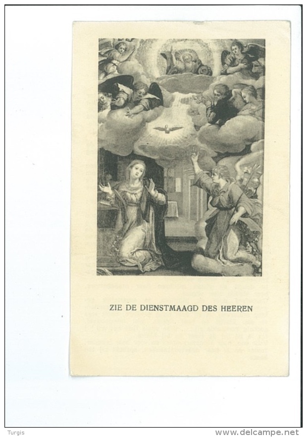 ZUSTER GODELIEVE  V VANDENBERGHE ° KORTEMARK 1886 AUGUSTINESSEN OLV TER POTTERIE BRUGGE + 1972 - Devotieprenten