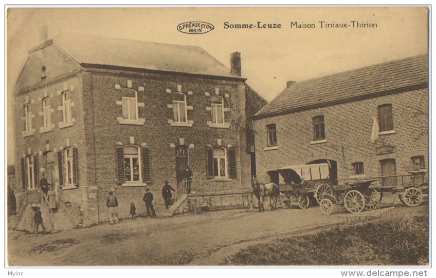 Somme-Leuze. Maison Tirtiaux-Thirion. - Somme-Leuze