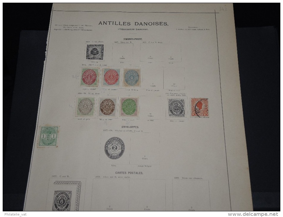 ANTILLES DANOISES - Collection - A Voir - Lot N° 15593 - Dänische Antillen (Westindien)