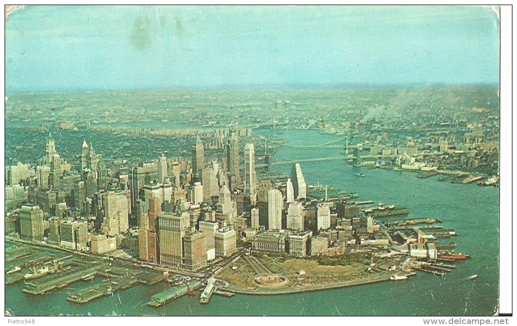 New York City (N.Y., USA) Aerial View Of Lower Manhattan, Veduta Aerea Di Manhattan - Manhattan