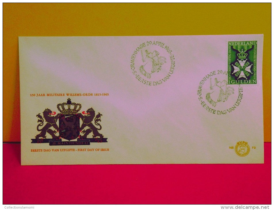 Néderland FDC, 150 Jaar Militaire Willemsorde 1815/1965 - Pays-Bas FDC, 150 Ordre Militaire De William Année 1815/1965 - FDC